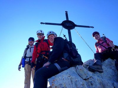 018-Die Bergsteiger auf der Mittelspitze, 2.713 m
